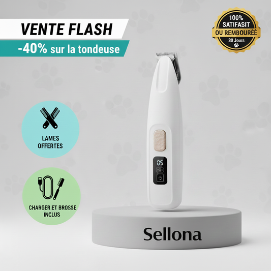 Bannière Vente Flash -40% sur la tondeuse